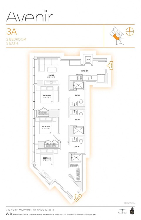 730 N Milwaukee Ave Studio-3 Beds Apartment for Rent - Photo Gallery 19